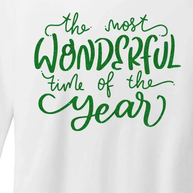 It's The Wonderful Time Of The Year Christmas Season Festive Womens CVC Long Sleeve Shirt