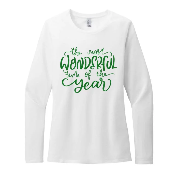 It's The Wonderful Time Of The Year Christmas Season Festive Womens CVC Long Sleeve Shirt