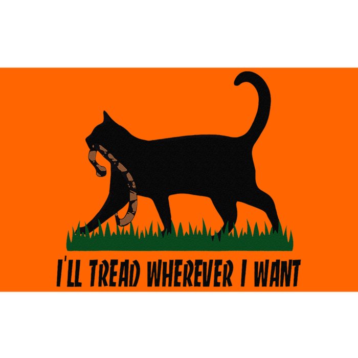 ILl Tread Wherever I Want Cat Ladies For Kamala Funny Gift Bumper Sticker