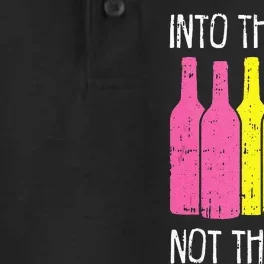 Into The Wine Not The Label Pan Sexual Pride Drinking LGBTQ Dry Zone Grid Performance Polo