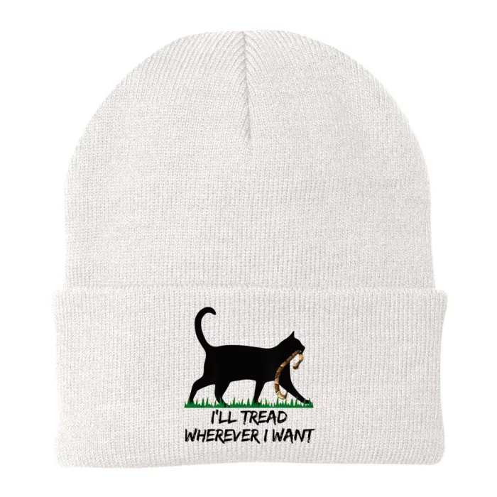 ILl Tread Wherever I Want Knit Cap Winter Beanie