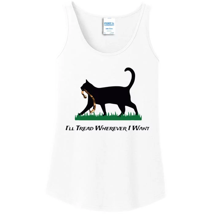 Ill Tread Wherever I Want Ladies Essential Tank