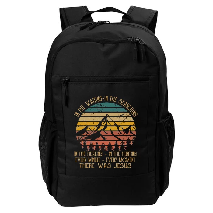 In The Waiting In The Searching There Was Jesus Christian Daily Commute Backpack