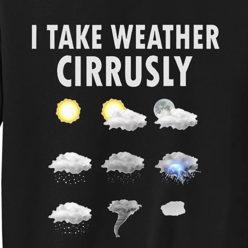 I Take Weather Cirrusly Meteorology Meteorologist Sweatshirt