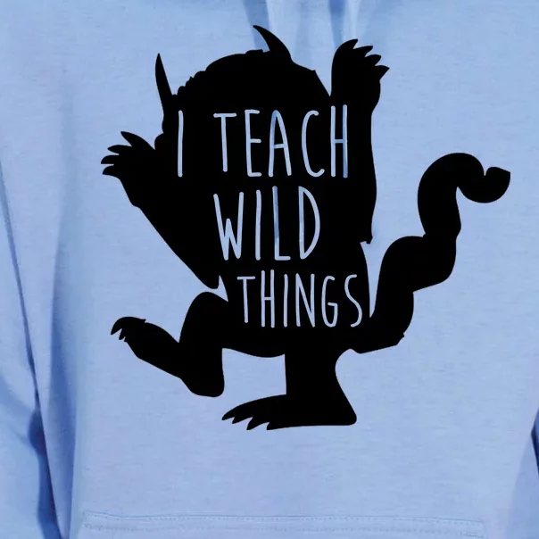 I Teach Wild Things Unisex Surf Hoodie