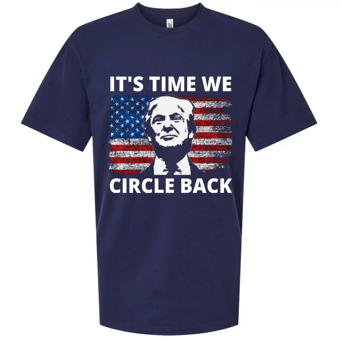 It's Time We Circle Back Trump Sueded Cloud Jersey T-Shirt