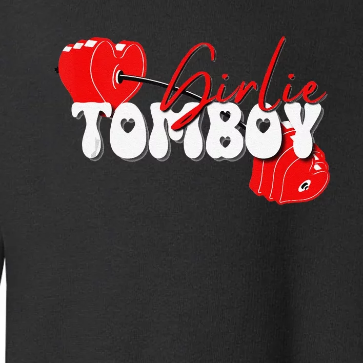 Ie Tom Workout Barbell Toddler Sweatshirt