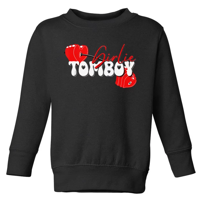 Ie Tom Workout Barbell Toddler Sweatshirt