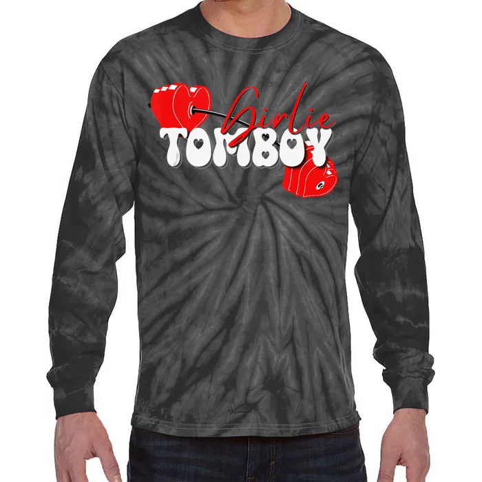 Ie Tom Workout Barbell Tie-Dye Long Sleeve Shirt