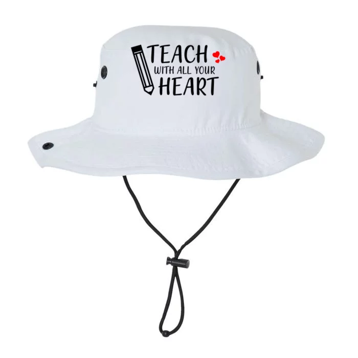 I Teach With All Your Heart Legacy Cool Fit Booney Bucket Hat