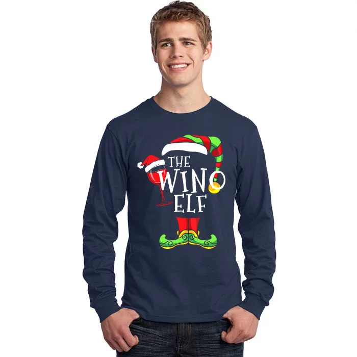 I'm The Wino Elf Family Matching Christmas Gift Group Tall Long Sleeve T-Shirt