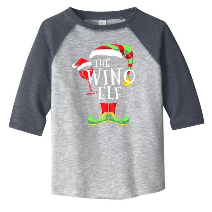 I'm The Wino Elf Family Matching Christmas Gift Group Toddler Fine Jersey T-Shirt