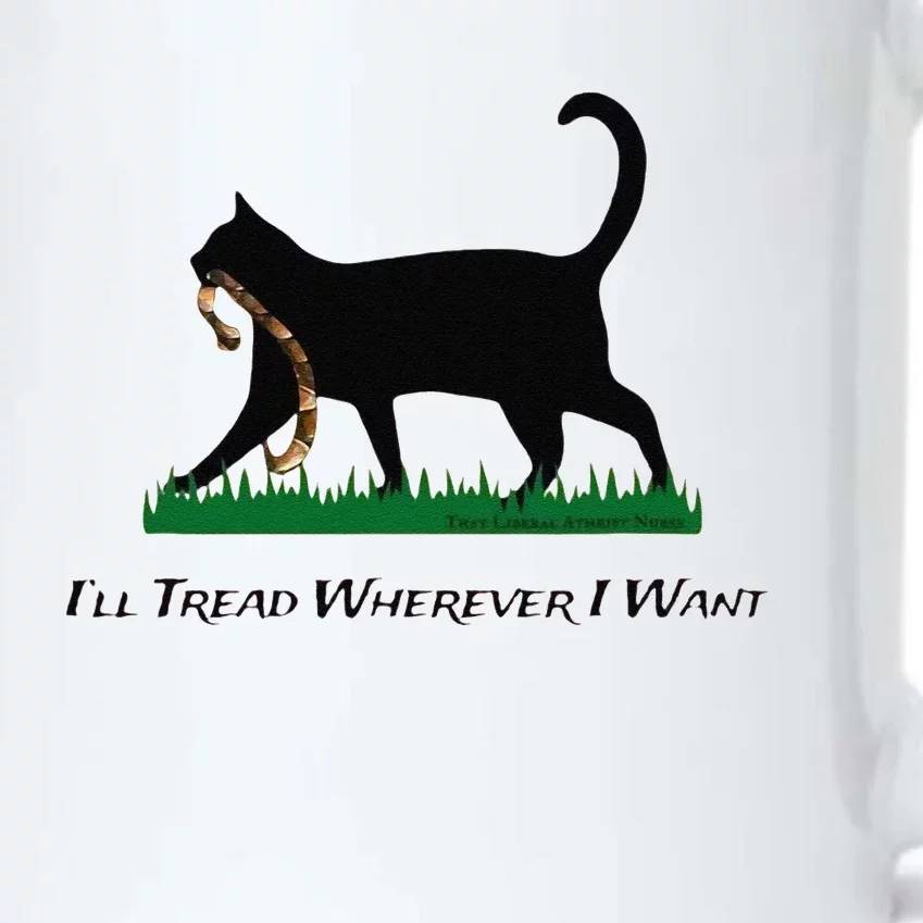 ILl Tread Wherever I Want Black Color Changing Mug