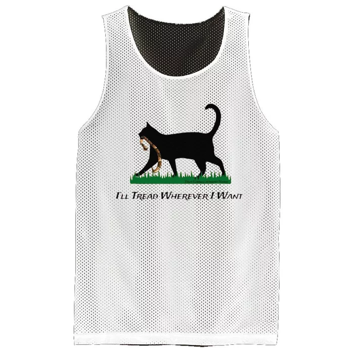 ILl Tread Wherever I Want Mesh Reversible Basketball Jersey Tank