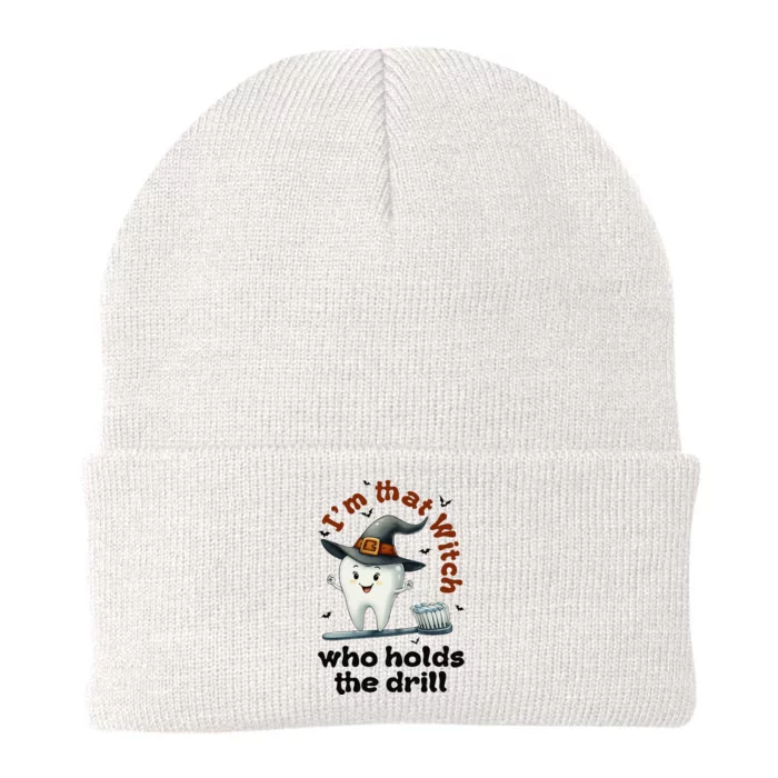 IM That Witch Who Holds The Drill Dental Squad Halloween Knit Cap Winter Beanie