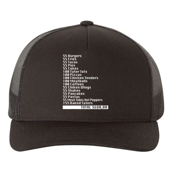 I Think You Should Leave 55 Burgers 55 Fries Yupoong Adult 5-Panel Trucker Hat