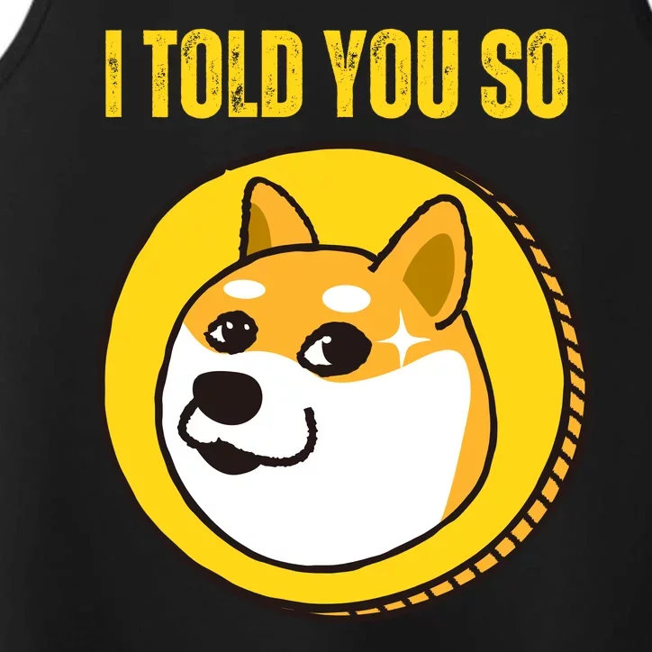 I Told You So To Hodl Dogecoin Now Doge Is Rich Millionaire Performance Tank