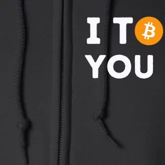 I Told You So Funny Crypto Trader Btc Bitcoin Investor Full Zip Hoodie