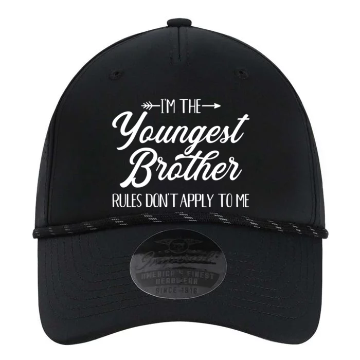 I'm The Youngest Brother Rules Not Apply To Me Great Gift Performance The Dyno Cap