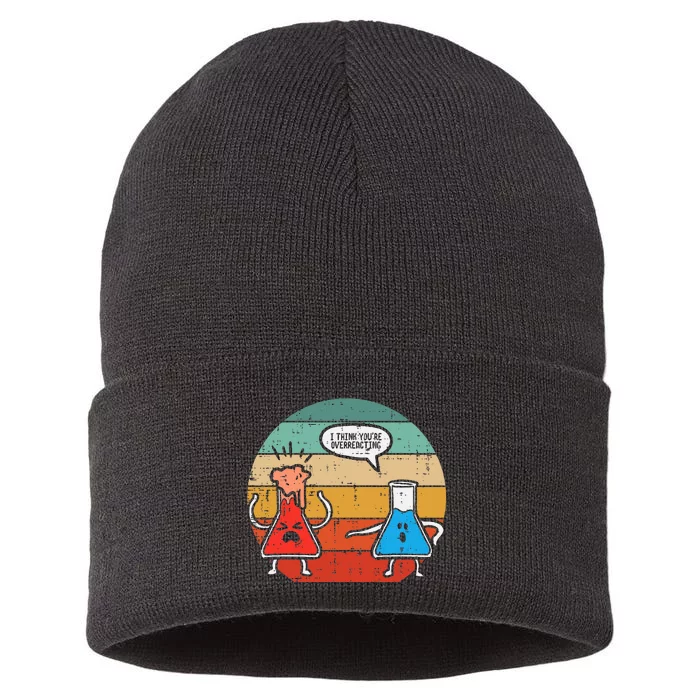 I Think Youre Overreacting Science Experiment Sustainable Knit Beanie