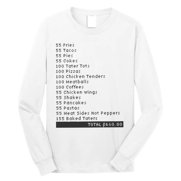 I Think You Should Leave Pay It Forward 55 BURGERS Long Sleeve Shirt