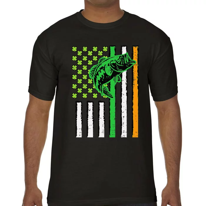 American Flag Fishing St. Patrick's Day T-shirt, St. Patrick's Day