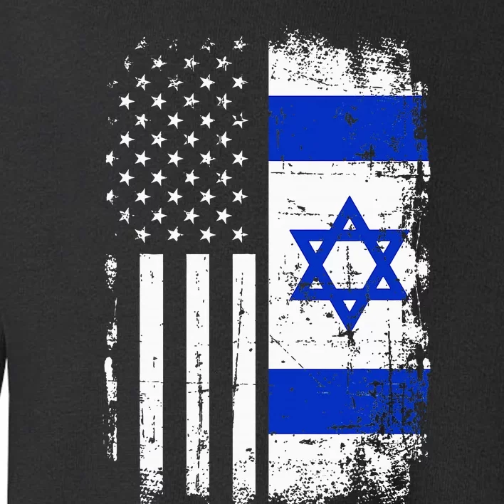 Israel Usa Flag Toddler Sweatshirt