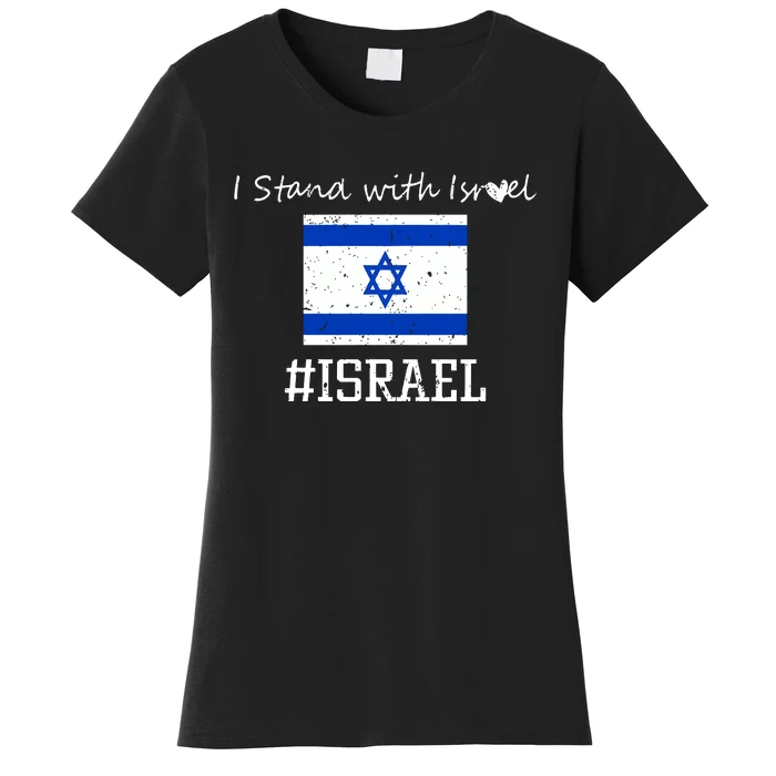 Israel USA Flags Women's T-Shirt