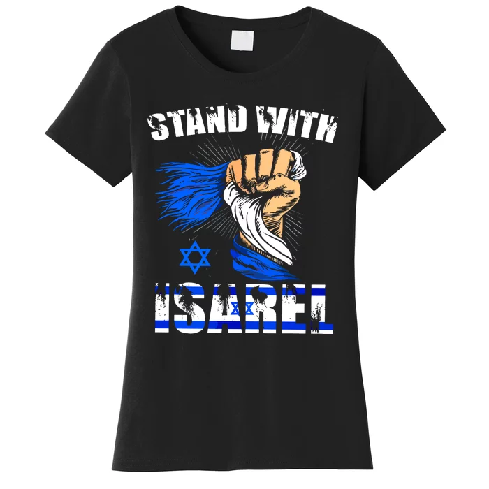 Israel USA Flags Women's T-Shirt