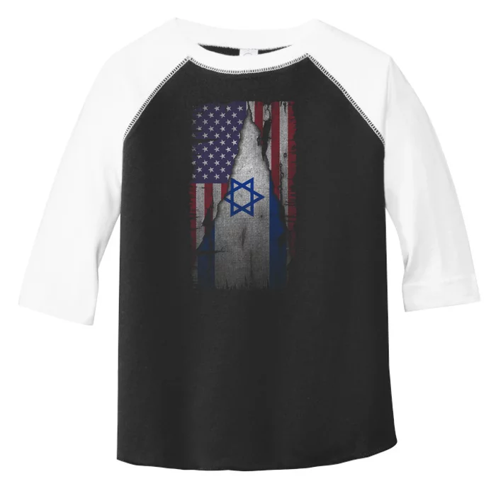 Israel Usa Flag | I Stand With Israel Toddler Fine Jersey T-Shirt