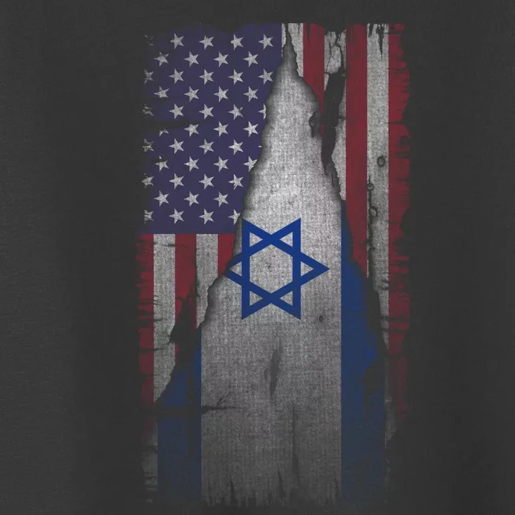 Israel Usa Flag | I Stand With Israel Toddler T-Shirt