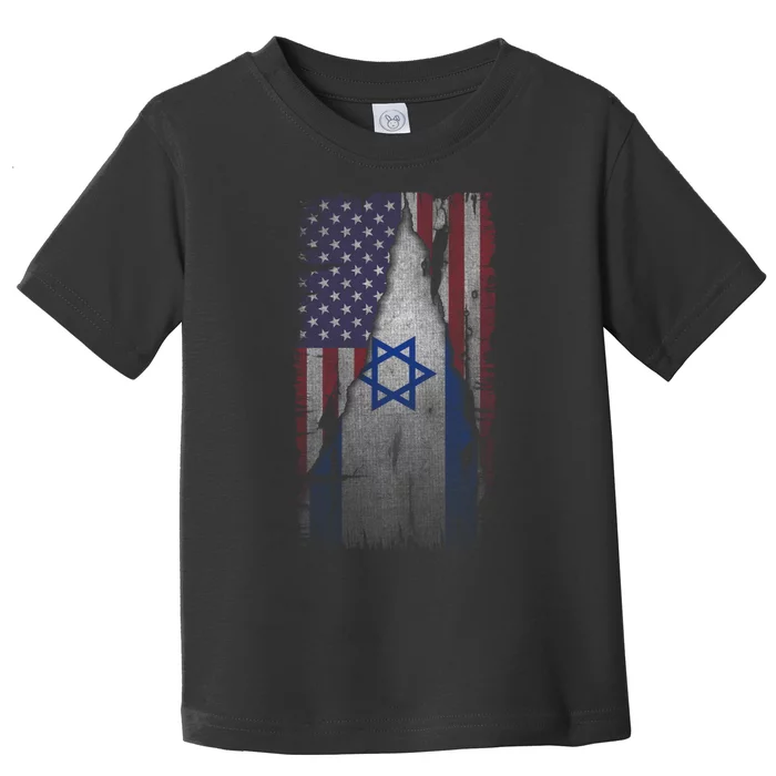 Israel Usa Flag | I Stand With Israel Toddler T-Shirt