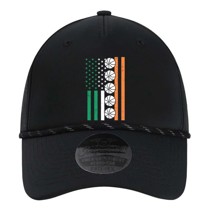 Irish Us Flag Basketball St Patricks Day Sports Patriotic Gift Performance The Dyno Cap