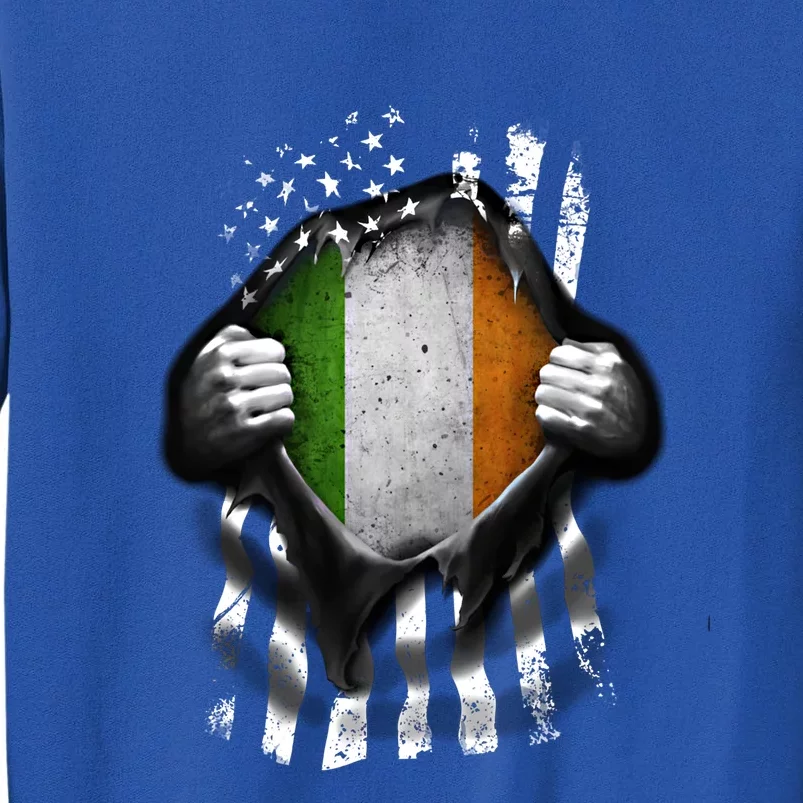 Ireland Usa Flag Irish American Gift Tall Sweatshirt