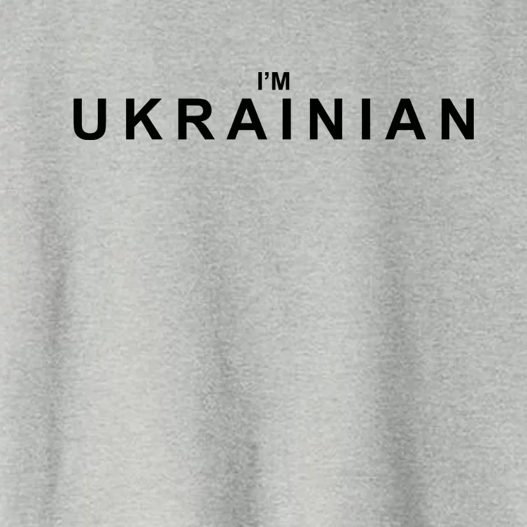 I'm Ukrainian Women's Crop Top Tee