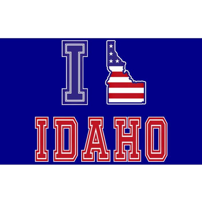 Idaho Usa Patriotic Usa Flag I Love Idaho Meaningful Gift Bumper Sticker