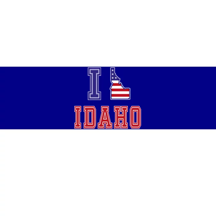 Idaho Usa Patriotic Usa Flag I Love Idaho Meaningful Gift Bumper Sticker