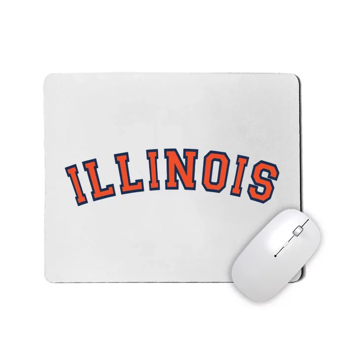 Illinois Usa Patriotic Birthday School University Gift Mousepad