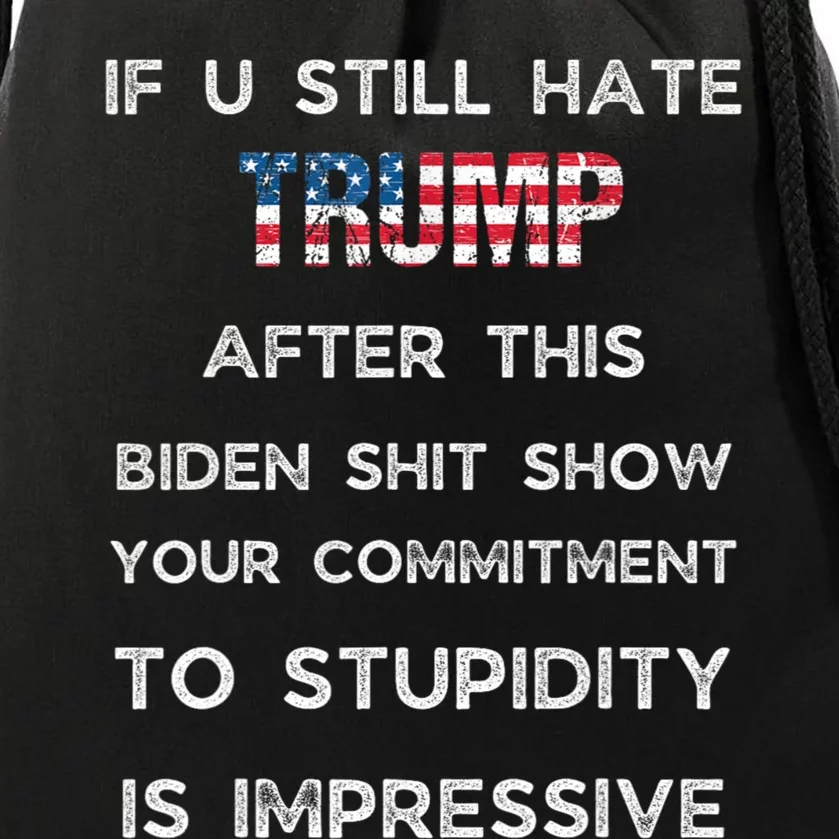 If U Still Hate Trump After This Biden Drawstring Bag