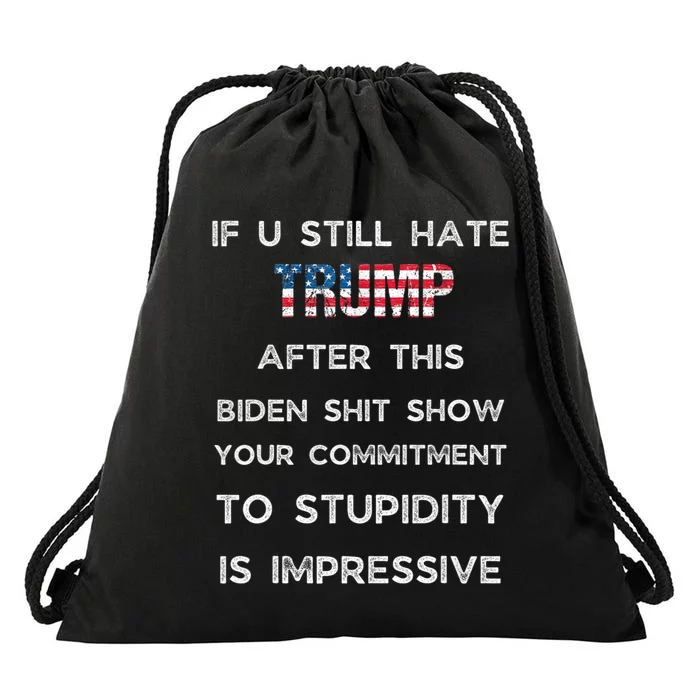 If U Still Hate Trump After This Biden Drawstring Bag