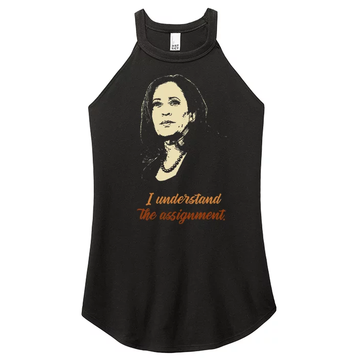 I Understand The Assignment Women’s Perfect Tri Rocker Tank