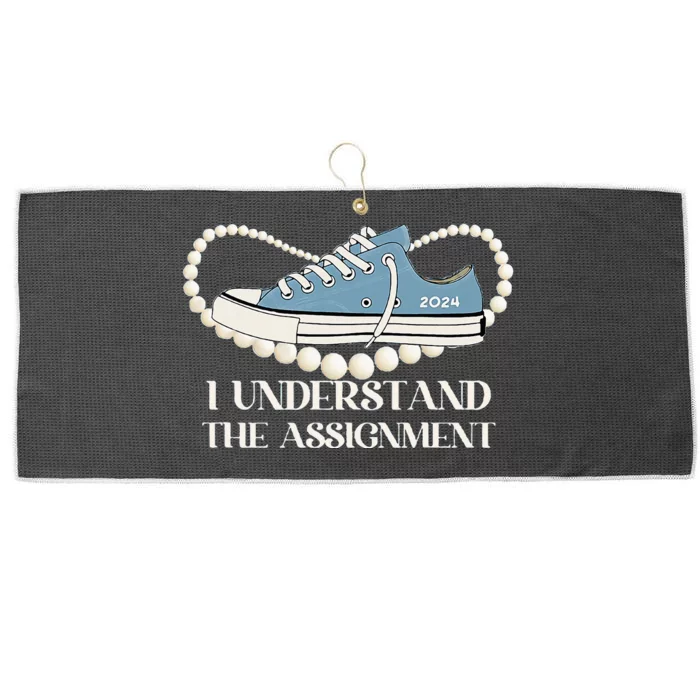 I Understand The Assignment 2024 Large Microfiber Waffle Golf Towel