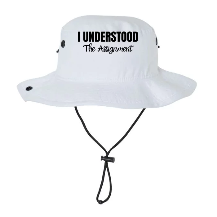 I Understood The Assignment Funny Viral Trends Student Legacy Cool Fit Booney Bucket Hat