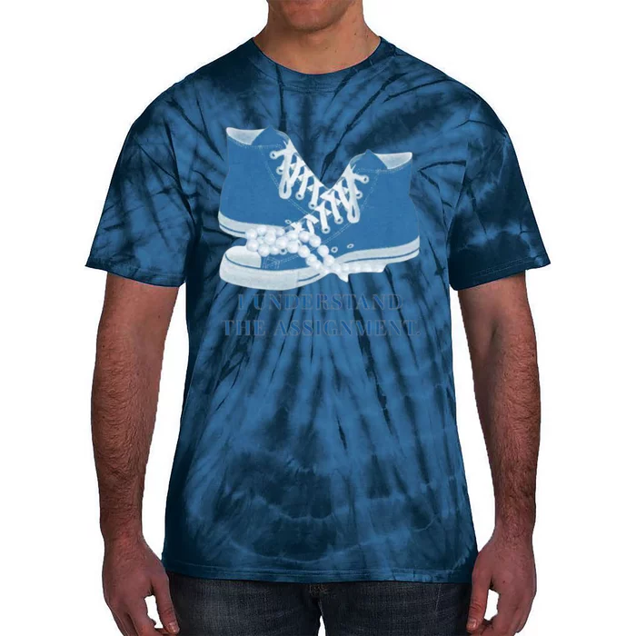 I Understand The Assignment Veterans For Kamala Tie-Dye T-Shirt