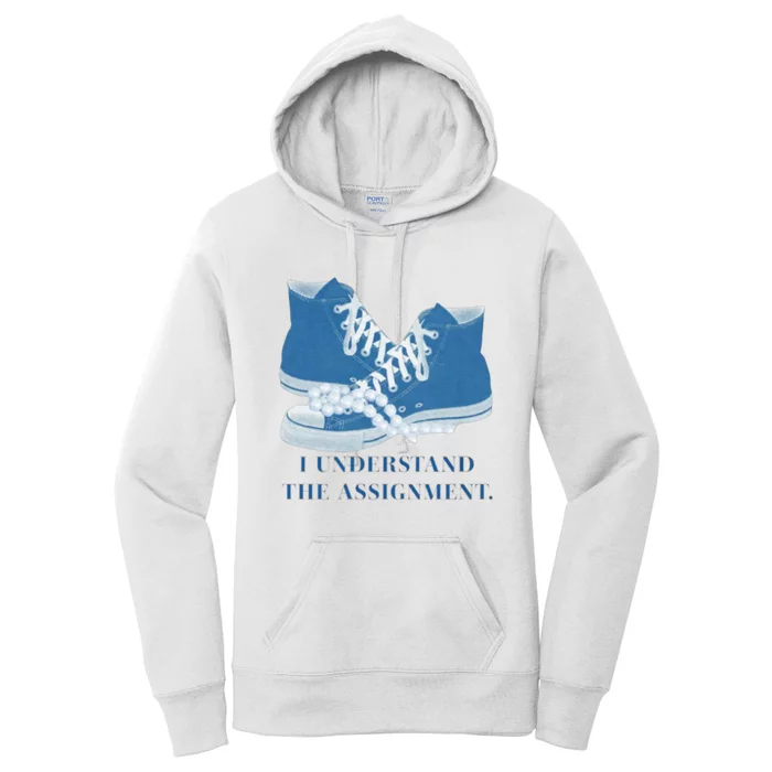 I Understand The Assignment Veterans For Kamala Women's Pullover Hoodie