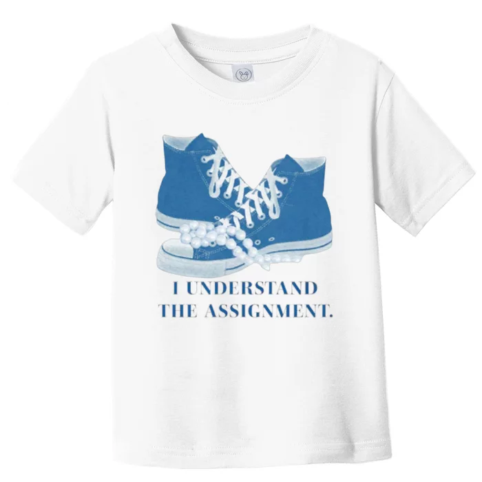 I Understand The Assignment Veterans For Kamala Toddler T-Shirt