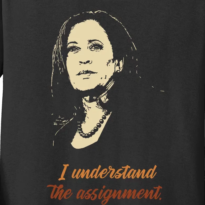 I Understand The Assignment Kids Long Sleeve Shirt