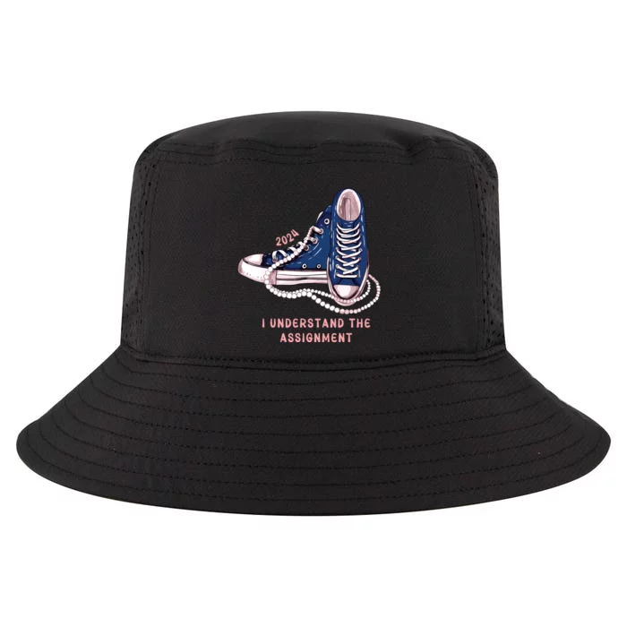 I Understand The Assignment Vote Blue Election 2024 Cool Comfort Performance Bucket Hat