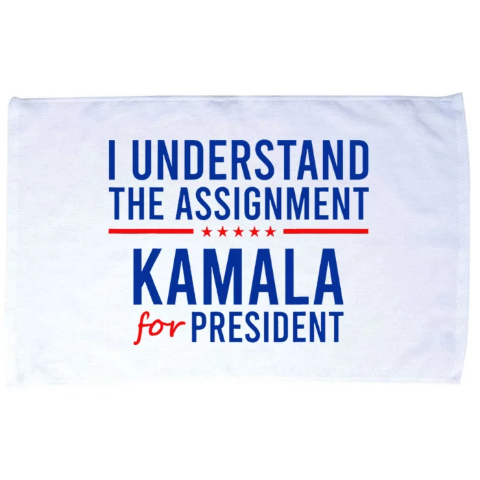 I Understand The Assignment Kamala Harris 2024 Political Microfiber Hand Towel