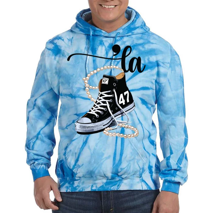 I Understand The Assignment Chucks And Pearls Election 2024 Tie Dye Hoodie